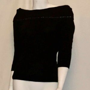 Black with "Diamonds" Sweater